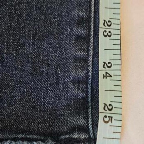 Democracy Women's Skinny Ab Technology Blue Jeans  with Frayed Hem Size 10 - Picture 8 of 8